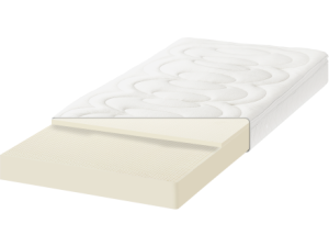 Hüsler Nest Firm-Matratze mit Topper 90x200cm – Ergonomisc..