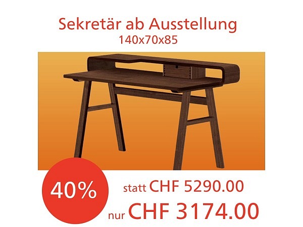 Holzmanufaktur Com Ci Sekretär – Ausstellungsstück B: 140 ..