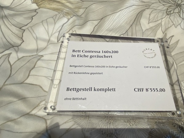 Das Bettgestell "Contessa" Design vereint mit Qualität